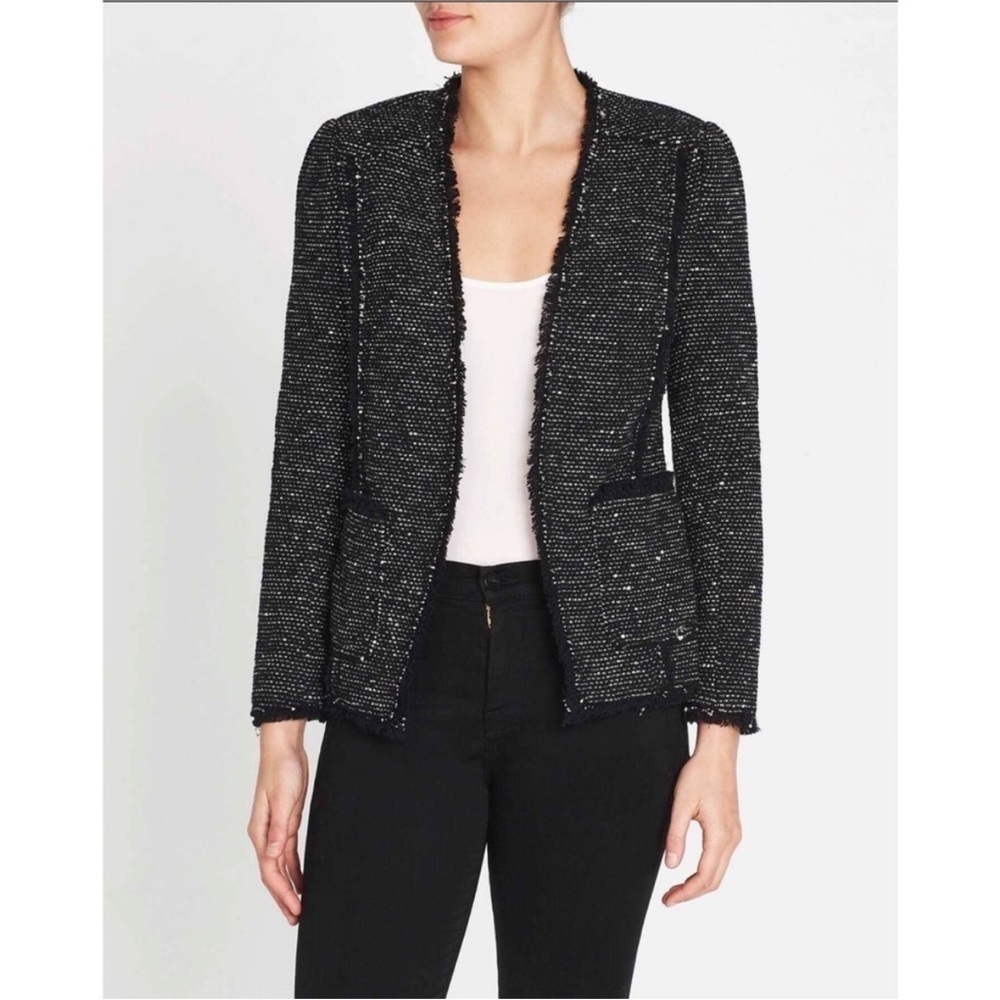 NEW Rebecca Taylor Sparkle Tweed Blazer SZ 6